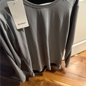 lululemon athletica Charcoal Long Sleeve Tee